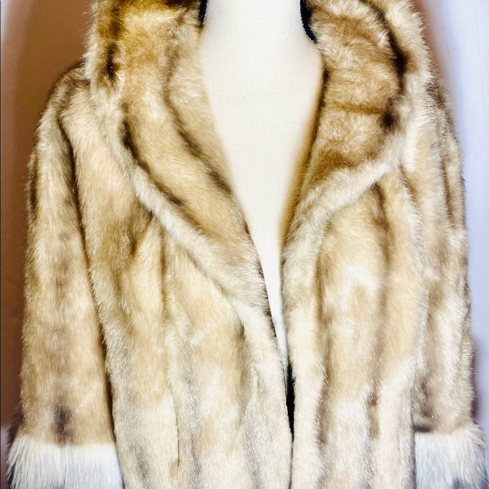 Regina Glenara Faux Mink shawl